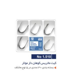 کیت ماتریس کوهان دار (پرمولار) TORVM- Contoured Metal 2 کوهان دار