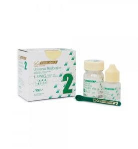 گلاس آینومر ترمیمی سلف کیور جی سی – GC Fuji II LC Gold Label