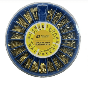 پین برنجی آسورت 240 عددی دنکو - Denco Gold Plated Screw Post