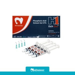 ژل اسید اچ 37 درصد چهار سرنگ نیک درمان / H1 Etchant Gel Kit