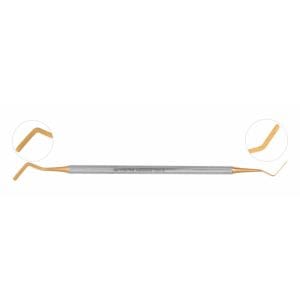 قلم کامپوزیت(اسپاتول دهانی پهن) روکش تیتانیوم فتاح طب کد 1503 - Titanium Nitride Lined