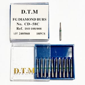 فرز مدل استوانه‌ای ته صاف توربین 10 عددی 108/008 DTM Flat end cylinder