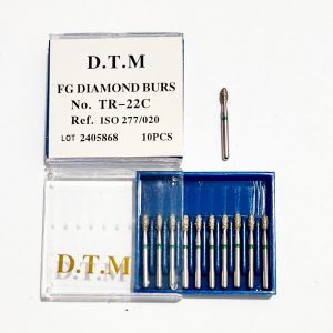 فرزمدل تخم مرغی توربین 10 عددی 277/020 DTM Dental  Burs Egg