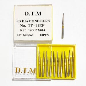 فرز مدل سوزنی توربین 10 عددی  173/014 DTM Needle Dental Bur