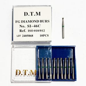 فرز مدل مخروطی معکوس توربین 10 عددی 010/012 DTM Dental Burs