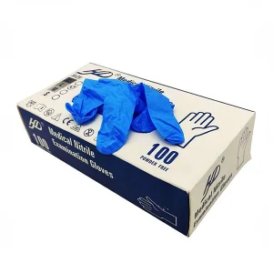دستکش نیتریل آبی HD