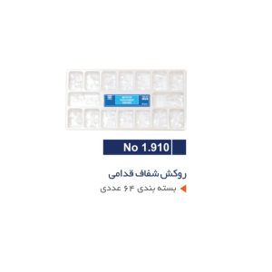 کیت روکش سلولوئیدی قدامی 64 عددی Torvm