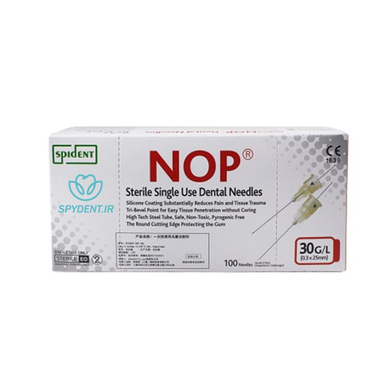 سرسوزن 100 عددی گیج 30 – SPIDENT NOP Dental Needle