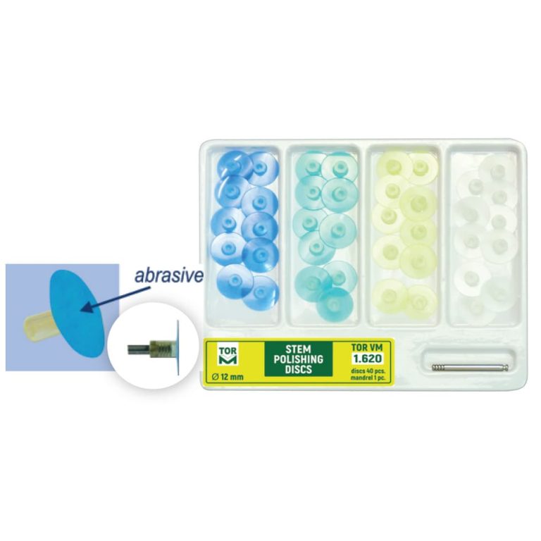 کیت دیسک پرداخت بدون مرکز چهار رنگ +ماندرل 40 عددی – TORVM